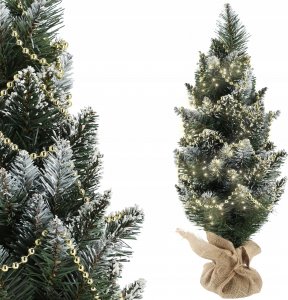 Kadax Choinka sztuczna Mała 50 cm Sosna Diamentowa Juta 2