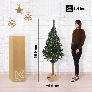 Kadax Choinka sztuczna Diamentowa 180 cm Sosna Na Pniu 11