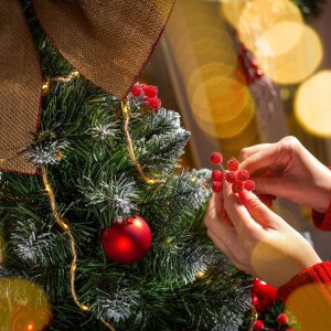 Kadax Choinka sztuczna Diamentowa 180 cm Sosna Na Pniu 2