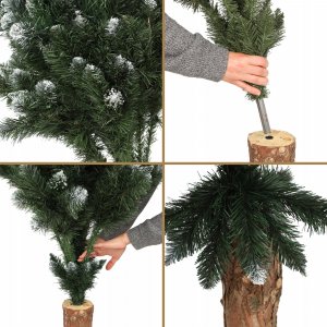 Kadax Choinka sztuczna Diamentowa 220 cm Sosna Na Pniu 8