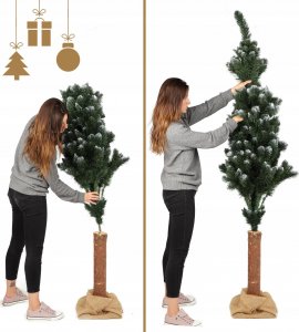Kadax Choinka sztuczna Diamentowa 220 cm Sosna Na Pniu 9