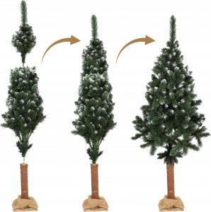 Kadax Choinka sztuczna Diamentowa 220 cm Sosna Na Pniu 10