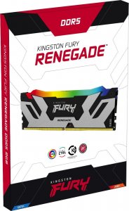 Pamięć Kingston Fury Renegade RGB, DDR5, 64 GB, 6400MHz, CL32 (KF564C32RSAK264) 4