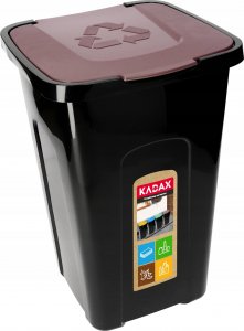 Kadax Kosz Do Segregacji Śmieci Bio Odpady Pojemnik 50L 1