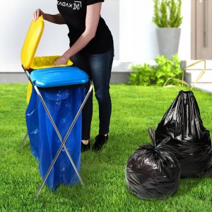 Kadax KADAX Stojak Na Worki Do Segregacji Śmieci 2x120L 2
