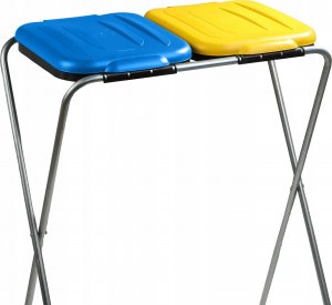 Kadax KADAX Stojak Na Worki Do Segregacji Śmieci 2x120L 7