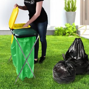 Kadax KADAX Stojak Na Worki Do Segregacji Śmieci 2x120L 2