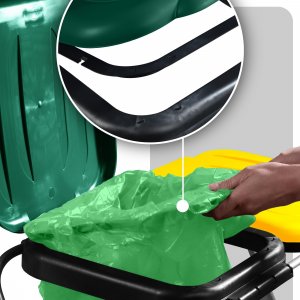 Kadax KADAX Stojak Na Worki Do Segregacji Śmieci 2x120L 4