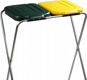 Kadax KADAX Stojak Na Worki Do Segregacji Śmieci 2x120L 7