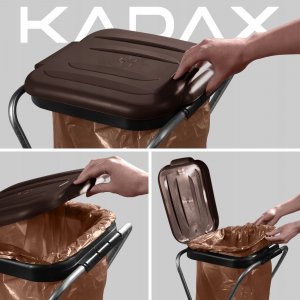 Kadax KADAX Stojak Na Worki Do Segregacji Śmieci 120L 4