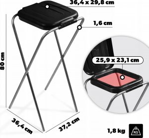 Kadax KADAX Stojak Na Worki Do Segregacji Śmieci 120L 3