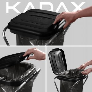 Kadax KADAX Stojak Na Worki Do Segregacji Śmieci 120L 4