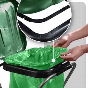 Kadax KADAX Stojak Na Worki Do Segregacji Śmieci 120L 5