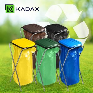 Kadax KADAX Stojak Na Worki Do Segregacji Śmieci 120L 9