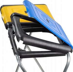 Kadax Kosz Stojak Na Worki Do Segregacji Śmieci 2x120L 5