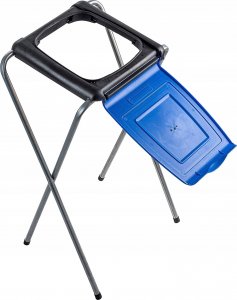 Kadax Stojak Na Worek Do Segregacji Śmieci Kosz 1x120L 6