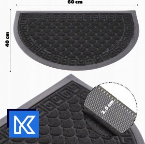 Kadax KADAX Wycieraczka Wejściowa Do Butów Drzwi 60x40cm 3