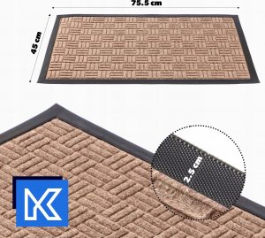 Kadax KADAX Wycieraczka Wejściowa Do Butów Drzwi 75x45cm 3