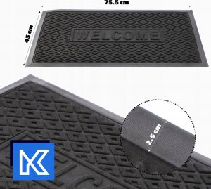 Kadax KADAX Wycieraczka Wejściowa Do Butów Drzwi 75x45cm 3