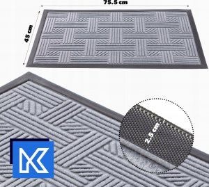 Kadax KADAX Wycieraczka Wejściowa Do Butów Drzwi 75x45cm 3
