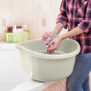 Kadax KADAX Miska Na Pranie 8L Okrągła Miednica Kremowa 2