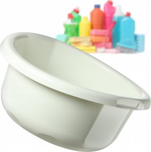 Kadax KADAX Miska Na Pranie 8L Okrągła Miednica Kremowa 9