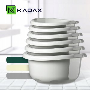 Kadax KADAX Miska Na Pranie 8L Okrągła Miednica Szara 4