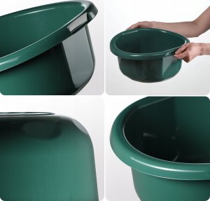 Kadax KADAX Miska Na Pranie 8L Okrągła Miednica Zielona 9