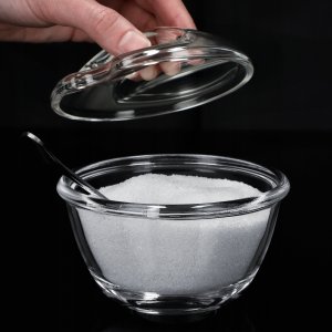 Kadax Szklana Cukiernica Z Pokrywką Pojemnik Na Cukier 6