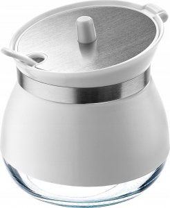 Kadax Cukiernica Cukierniczka Z Łyżeczką Pokrywką Biała 7