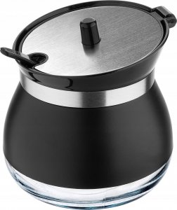 Kadax Cukiernica Cukierniczka Z Łyżeczką Pokrywką Czarna 7