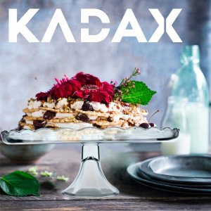 Kadax Patera Na Ciasto Szklana 32cm Tort Owoce Na Nóżce 6