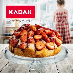 Kadax Patera Na Ciasto Szklana 32cm Tort Owoce Ciasta 2
