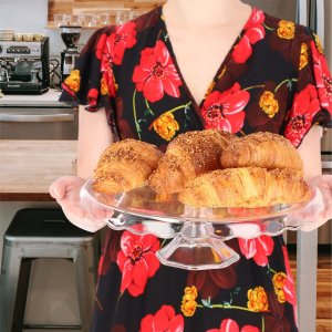 Kadax Patera Na Ciasto Szklana 32cm Tort Owoce Ciasta 7