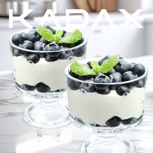 Kadax KADAX Pucharek Do Deserów Lodów 280ml Szklany 6