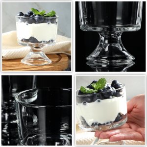 Kadax KADAX Pucharek Do Deserów Lodów 280ml Zestaw 12szt 2