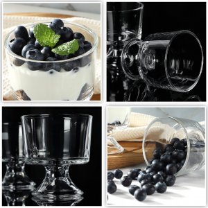 Kadax KADAX Pucharek Do Deserów Lodów 280ml Zestaw 12szt 6