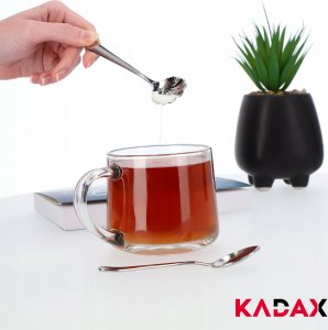 Kadax Komplet Zestaw 3 Łyżeczek Do Herbaty Kawy Stal 5
