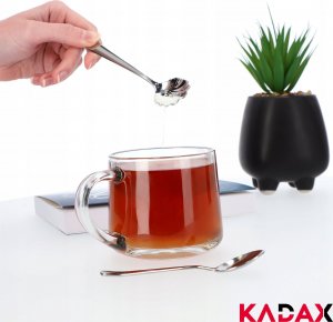 Kadax Łyżeczka Łyżka Do Cukru Cukiernicy Ozdobna Stalowa 3
