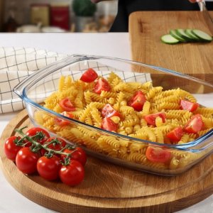 Kadax Kadax Naczynie Żaroodporne z Pokrywką 5L Szklane 6