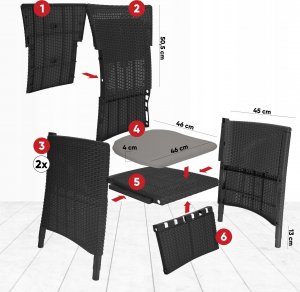 Kadax Allibert Fotel Ogrodowy Z Poduszką Krzesło Rattan 4