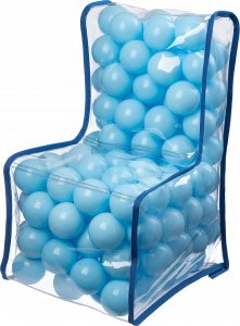 Kadax Krzesełko Fotelik Dla Dzieci Piłki Niebieskie 56cm 1