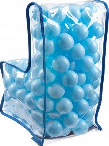 Kadax Krzesełko Fotelik Dla Dzieci Piłki Niebieskie 56cm 12