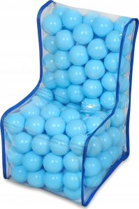 Kadax Krzesełko Fotelik Dla Dzieci Piłki Niebieskie 56cm 6