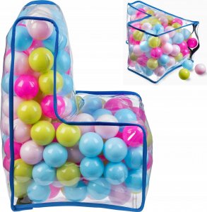 Kadax Krzesełko Fotelik Dla Dzieci Piłki Pastelowe 56cm 15