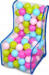 Kadax Krzesełko Fotelik Dla Dzieci Piłki Pastelowe 56cm 9