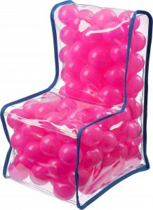 Kadax Krzesełko Fotelik Dla Dzieci Piłki Różowe 56cm 1