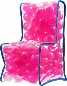 Kadax Krzesełko Fotelik Dla Dzieci Piłki Różowe 56cm 5