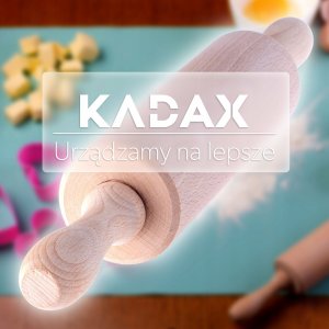 Kadax Wałek Drewniany Ruchomy Do Ciasta Pizzy 38 cm 7