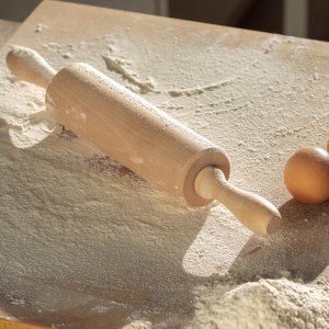 Kadax Wałek Drewniany Ruchomy Do Ciasta Pizzy 38 cm 8